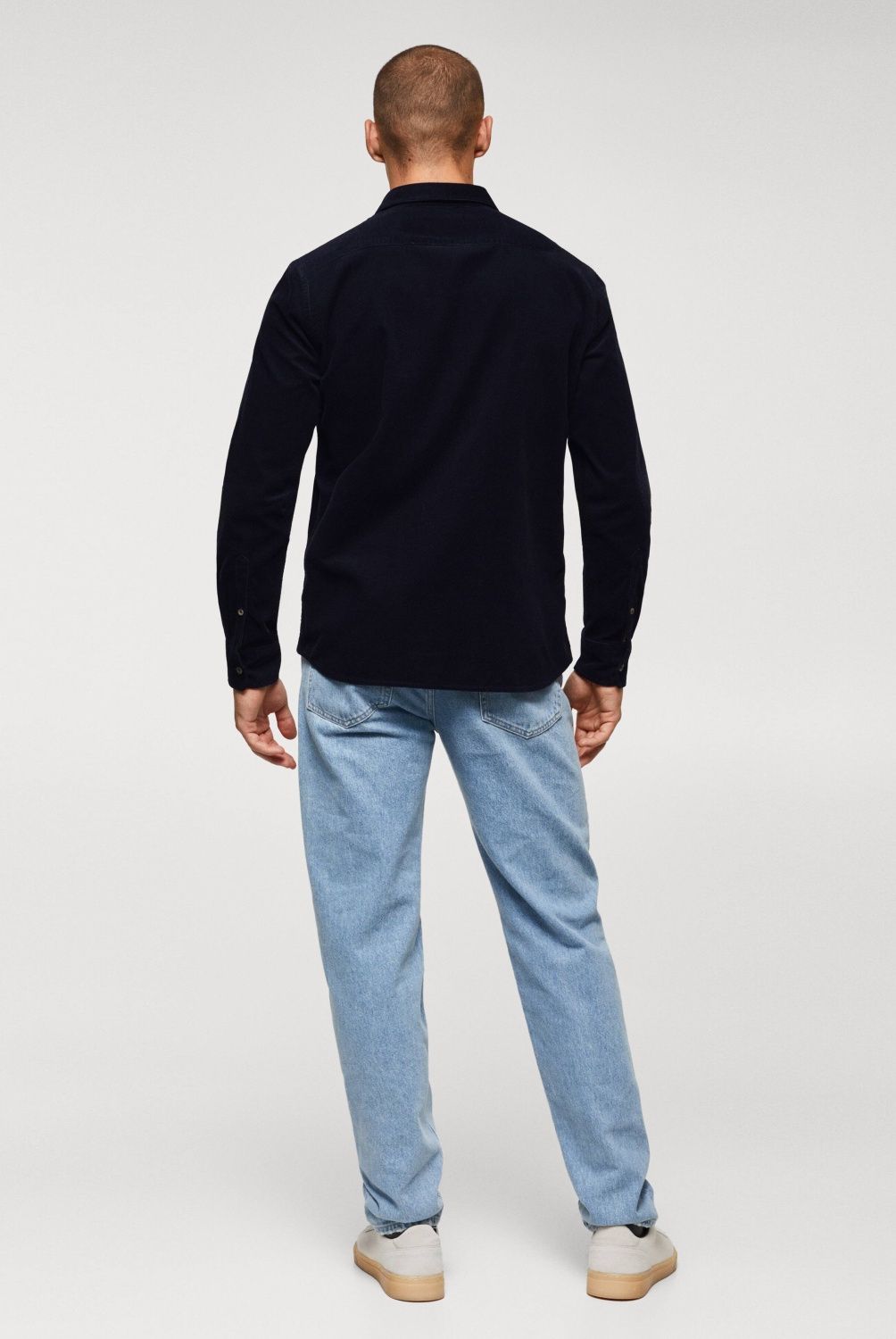 MANGO MAN - Camisa Regular Fit Micropana Hombre Mango Man