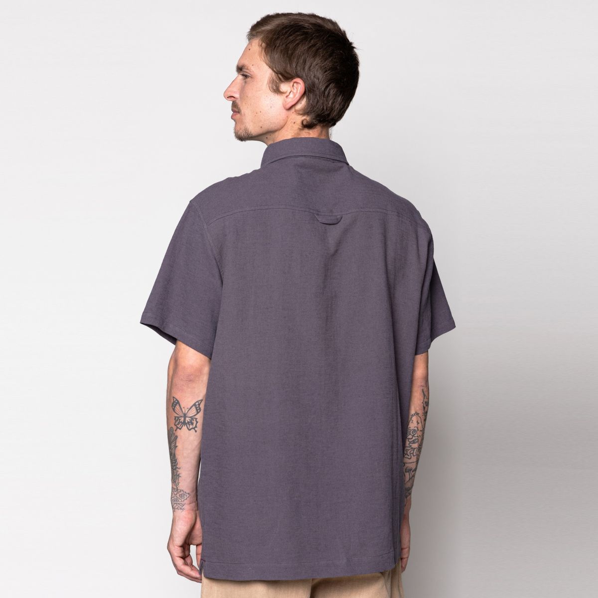 KAYA UNITE - Camisa Manga Corta Lino Hombre Kaya Unite