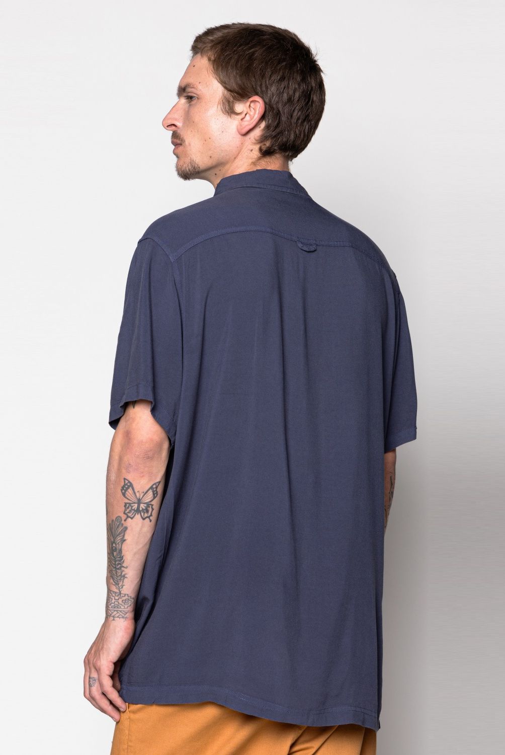 KAYA UNITE - Camisa Casual Manga Corta Viscosa Hombre Kaya Unite