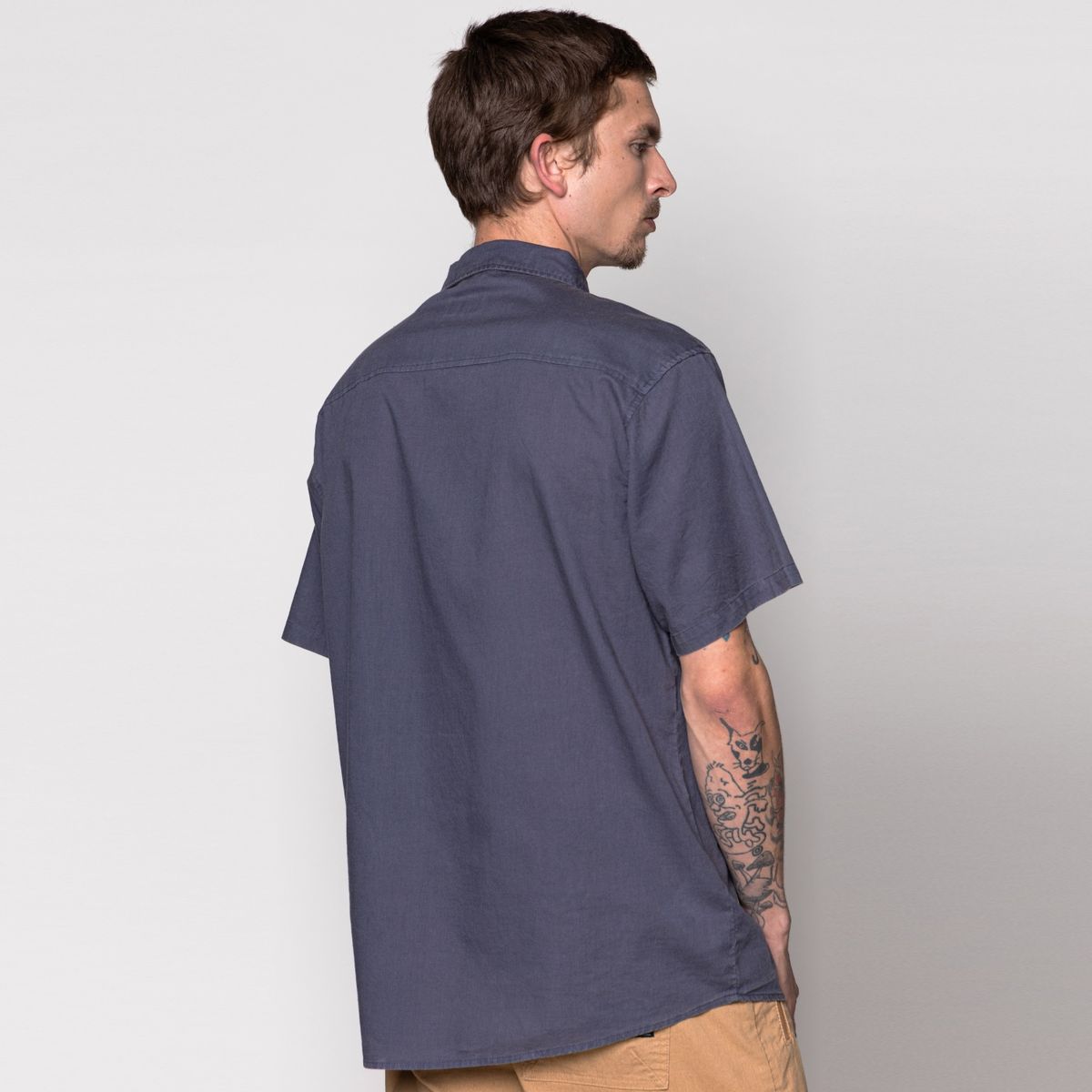 KAYA UNITE - Camisa Casual Manga Corta Algodón Hombre Kaya Unite