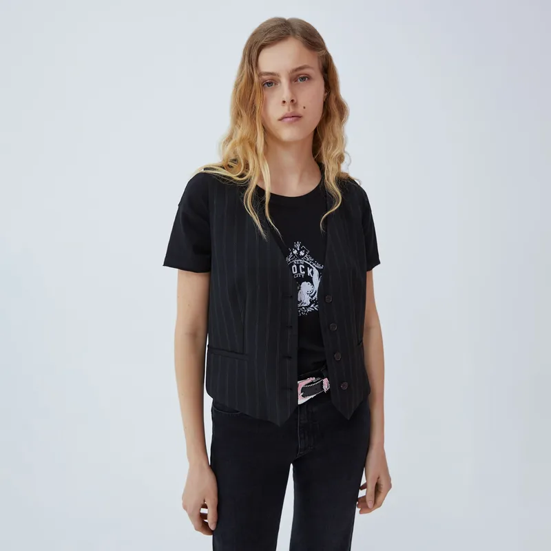 IKKS - Gillet Listado Mujer IKKS
