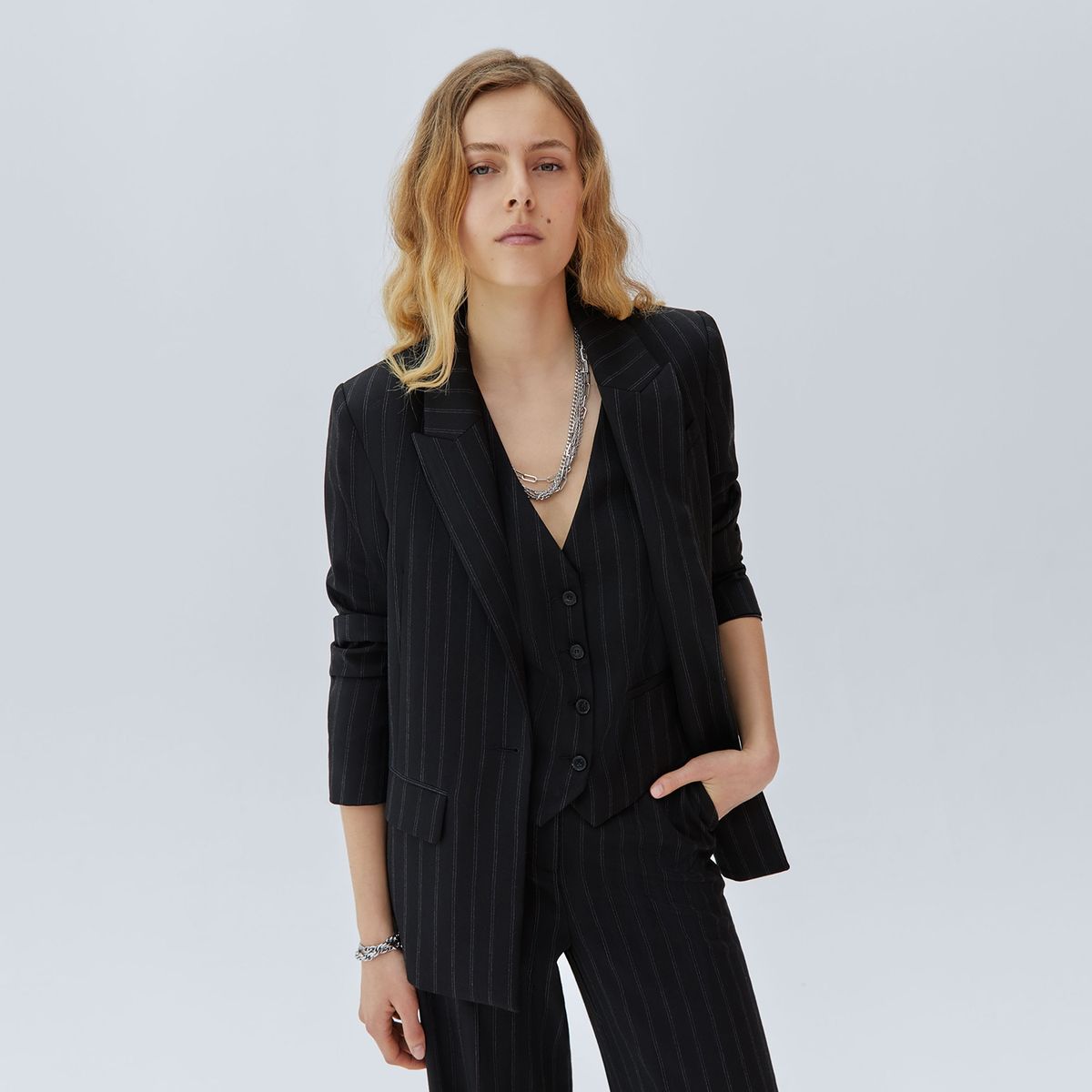 IKKS - Blazer Listado Mujer IKKS