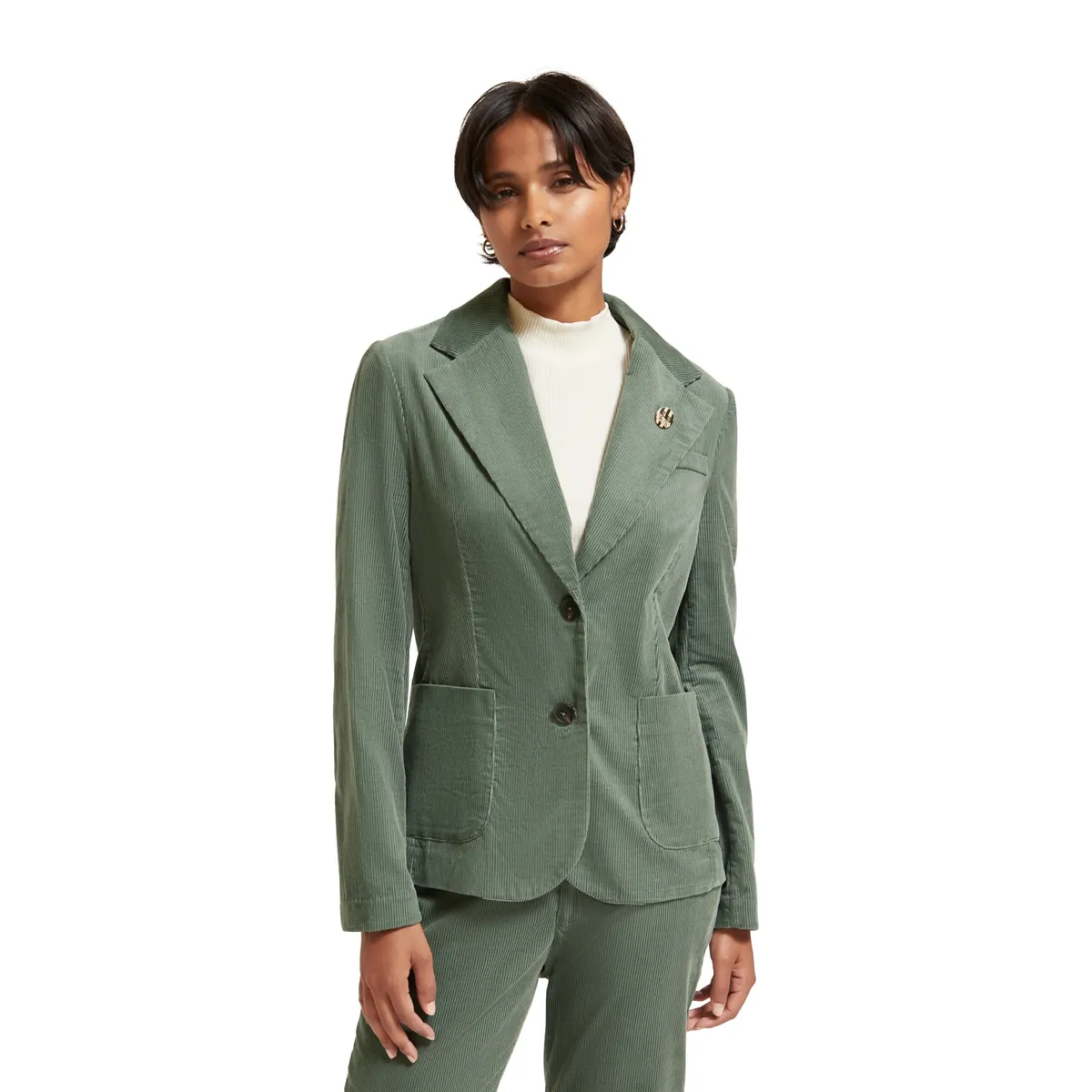 SCOTCH & SODA - Blazer Cotele Mujer Scotch & Soda