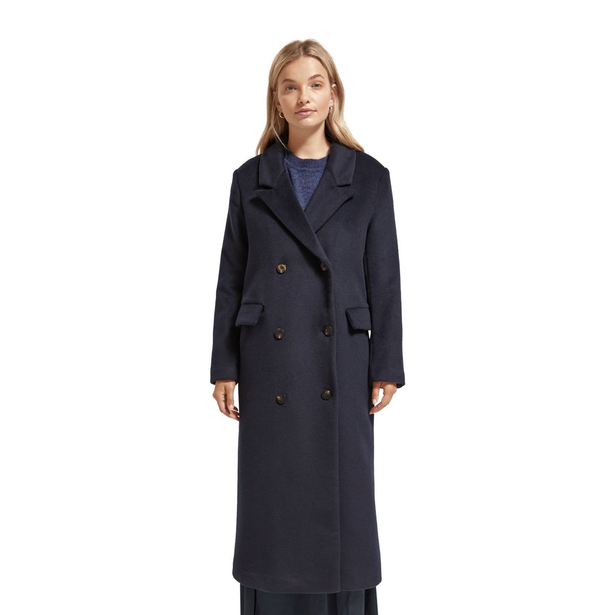 SCOTCHSODA - Abrigo Liso Mujer Scotch & Soda