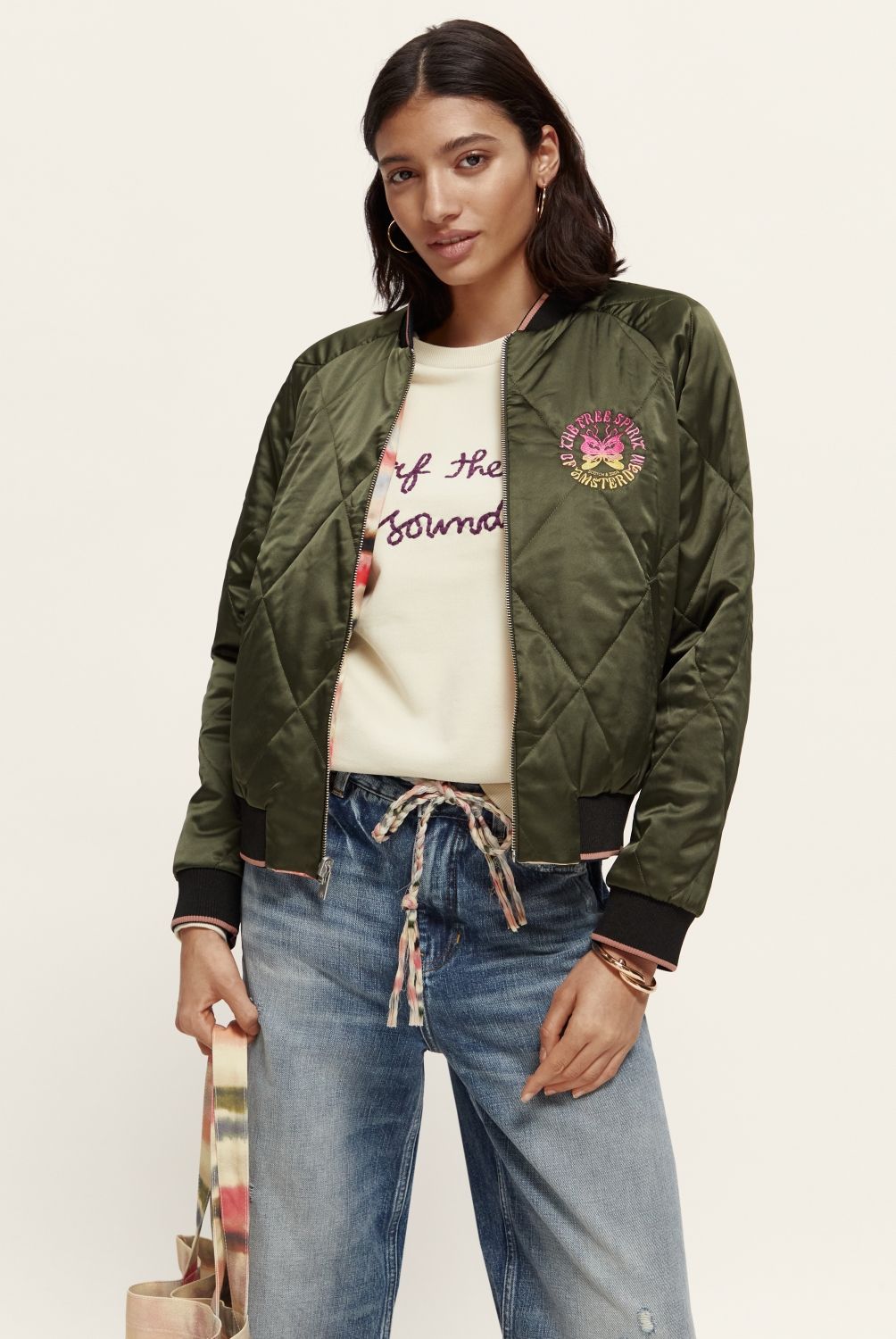 SCOTCH & SODA - Bomber Reversible Mujer Scotch & Soda
