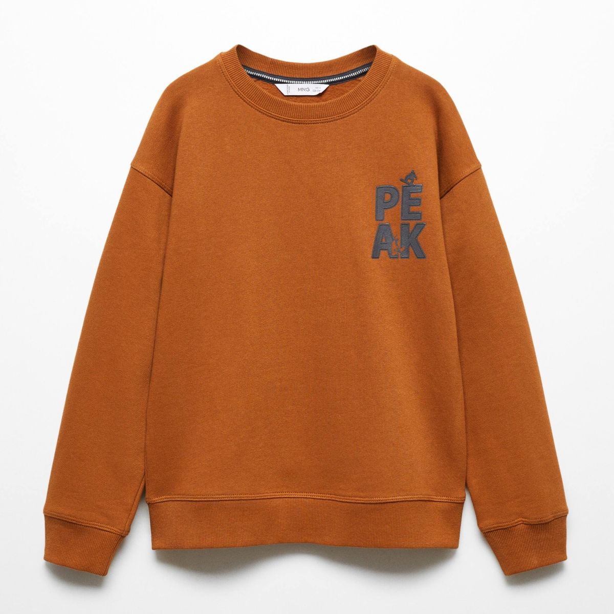 MANGO KIDS - Polerón Mensaje Bordado Niño Mango Kids