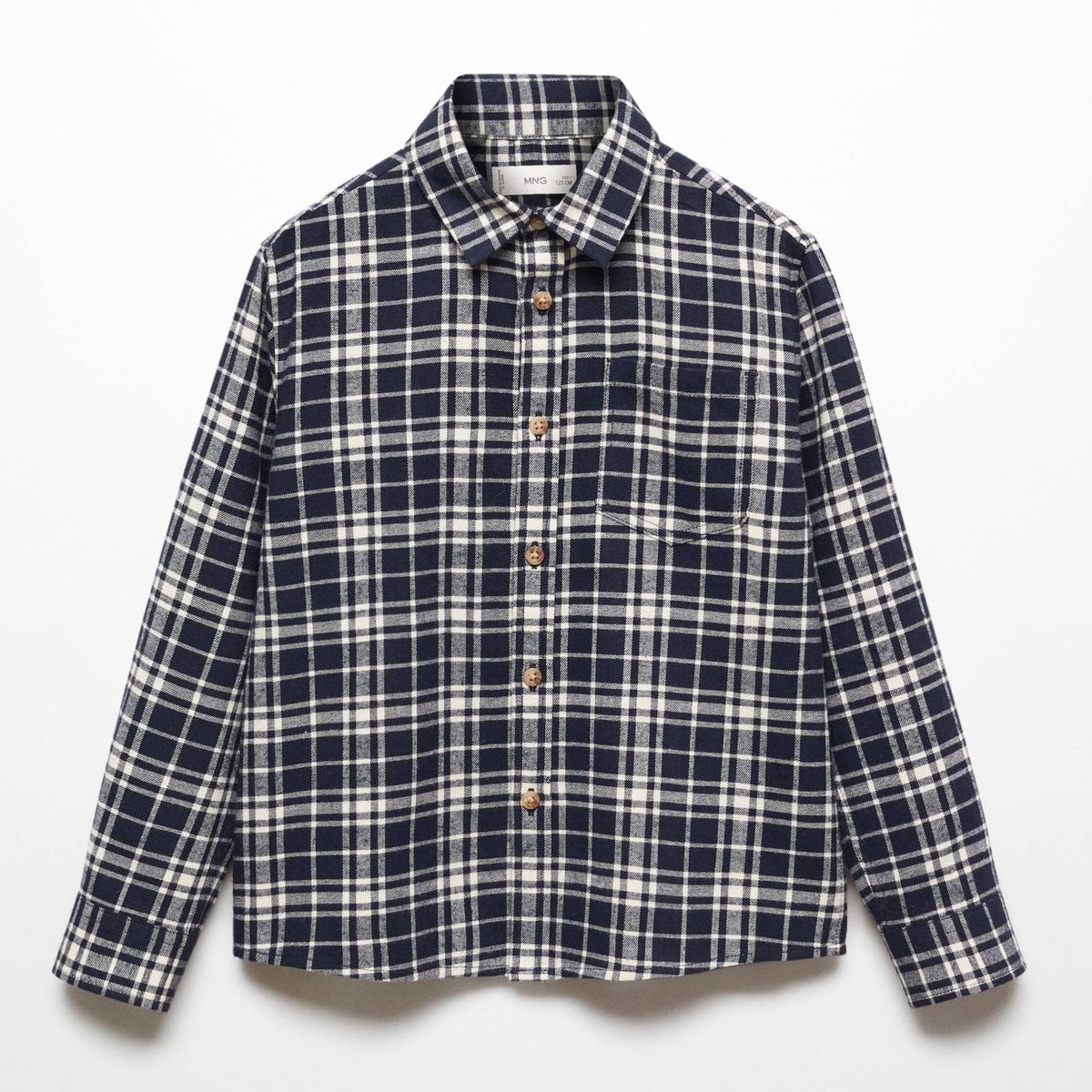 MANGO KIDS - Camisa Regular Fit Cuadros Niño Mango Kids