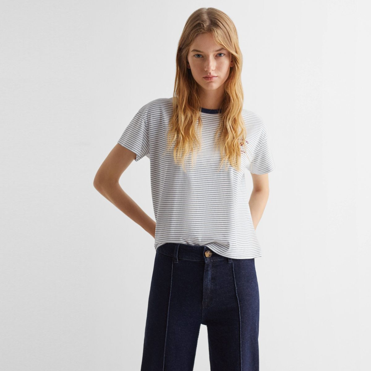 MANGO TEEN - Jeans Rectos Algodón Niña Mango Teen