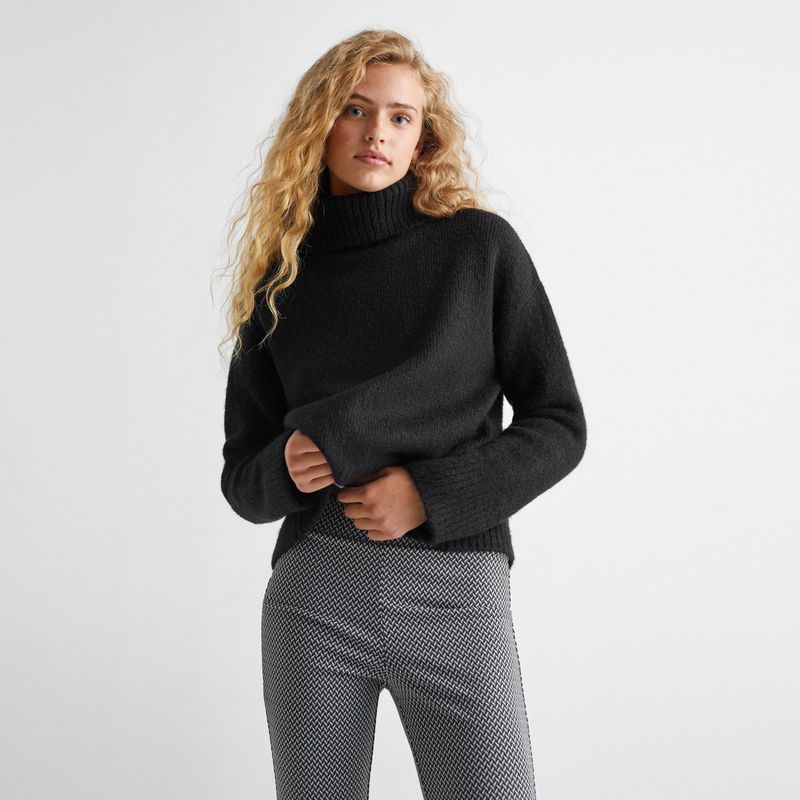 MANGO TEEN - Sweater Punto Cuello Alto Niña Mango Teen