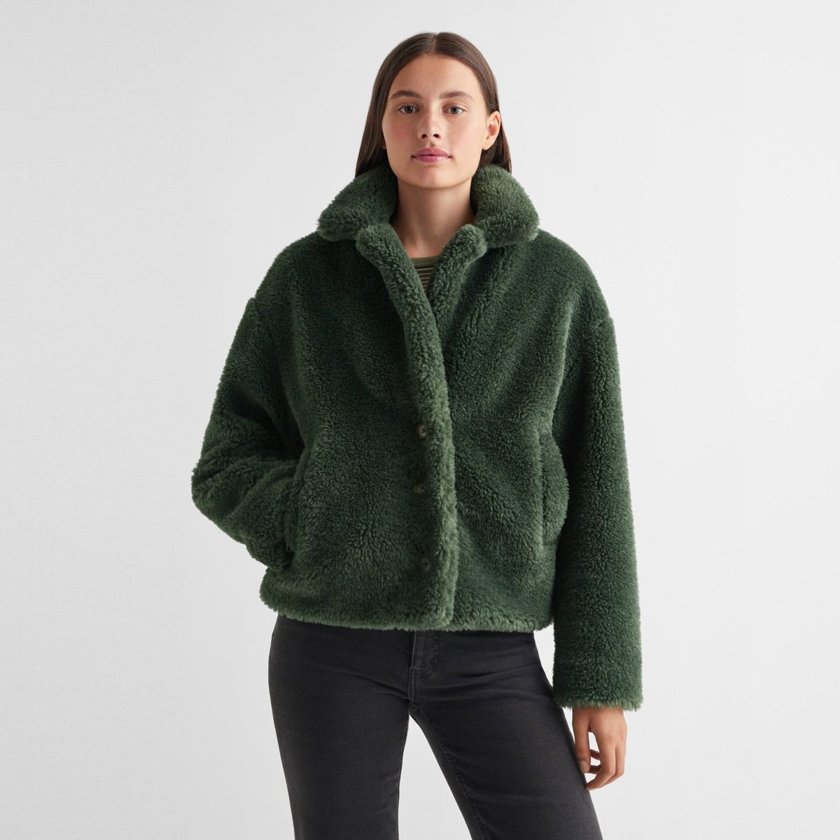 MANGO TEEN - Abrigo Pelo Niña Mango Teen