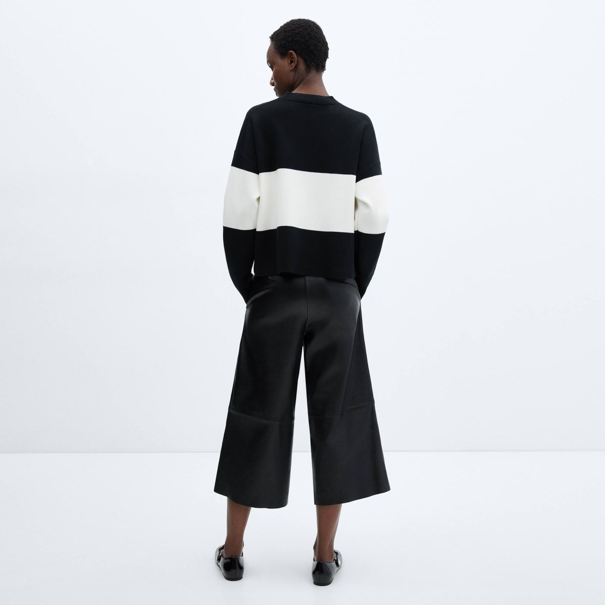 MANGO - Sweater Rayas Oversize Mujer Mango