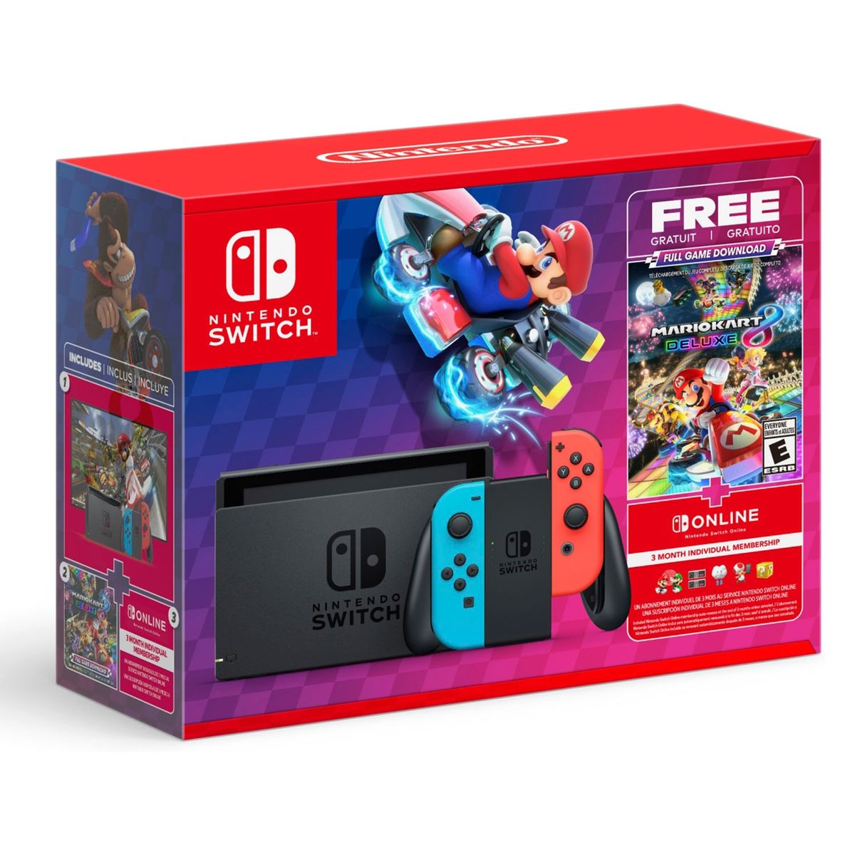 NINTENDO - Consola Nintendo Switch 1.1 MK8 BUND