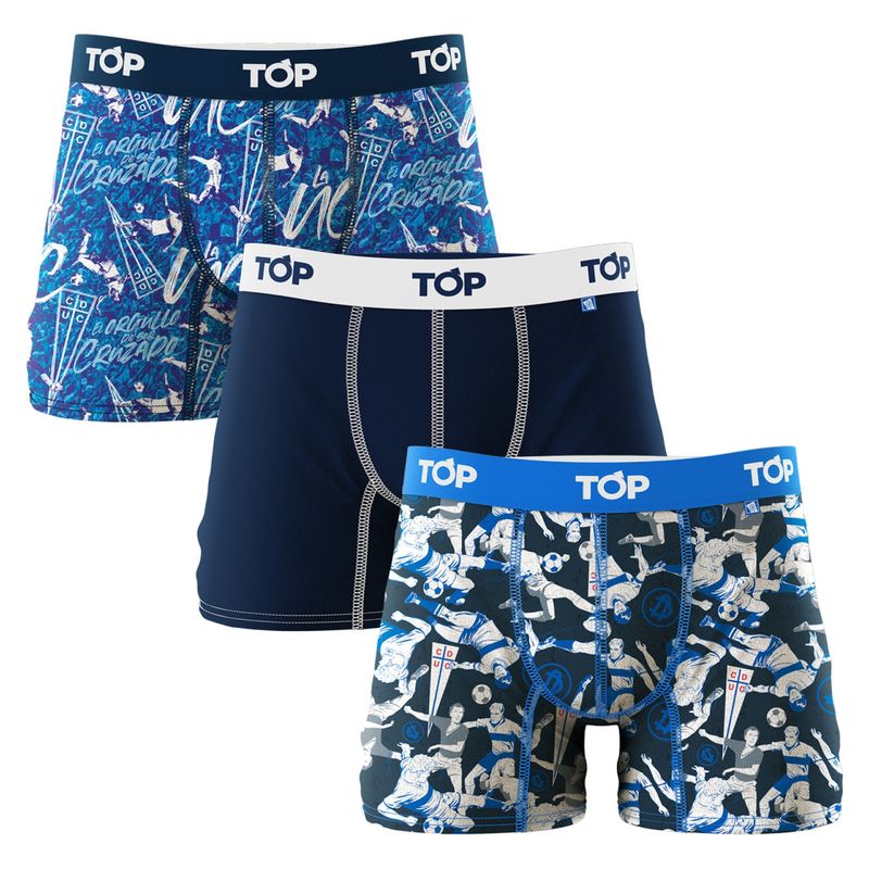 TOP - Pack De 3 Boxers Algodón Hombre Top