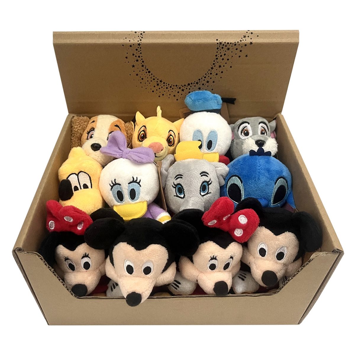 DISNEY - Peluche 12Cm Eco Friendly Surtido 10 Personajes En Disney