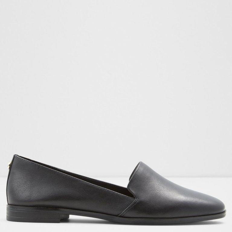 Mocasín Mujer Cuero Negro