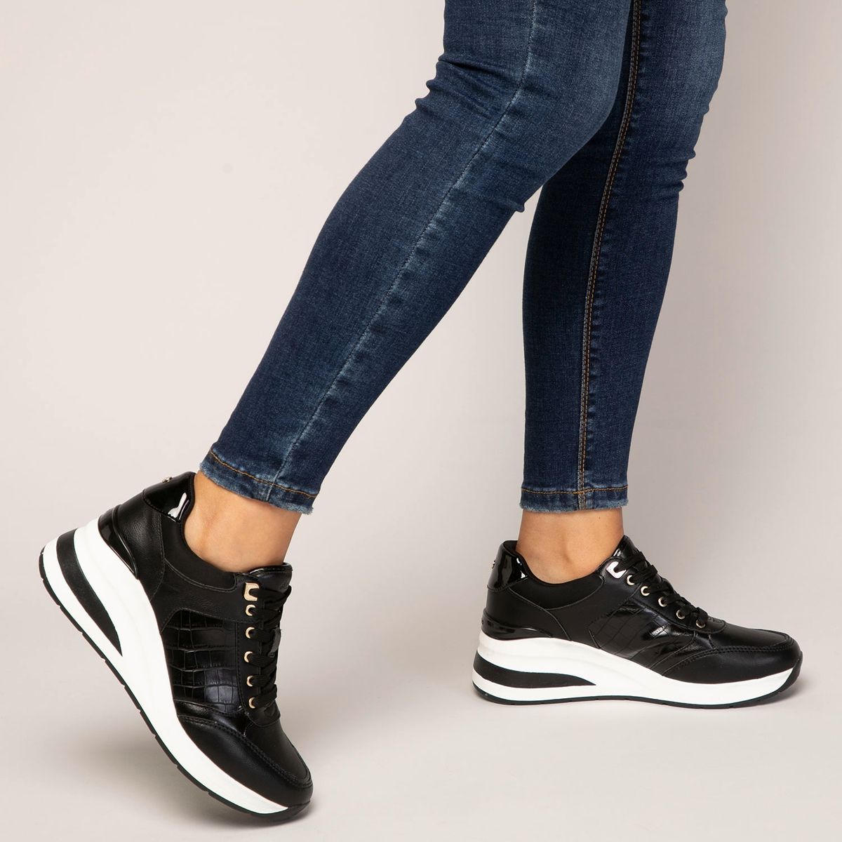 ALDO - Iconistep Zapatilla Urbana Mujer Negro Aldo