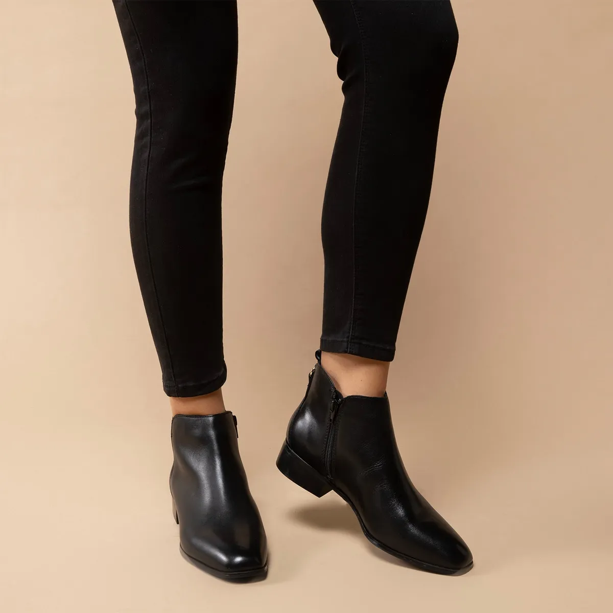 ALDO - Botín Mujer Cuero Negro Aldo