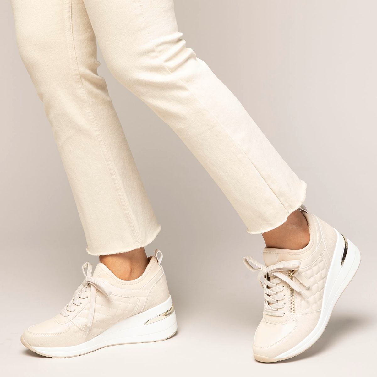 CALL IT SPRING - Zapatilla Urbana Mujer Beige Call It Spring