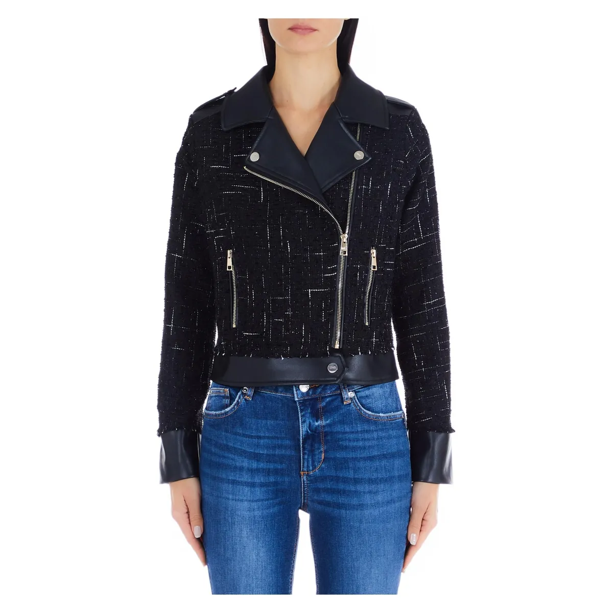 LIUJO - Chaqueta Ecocuero Mujer Liujo