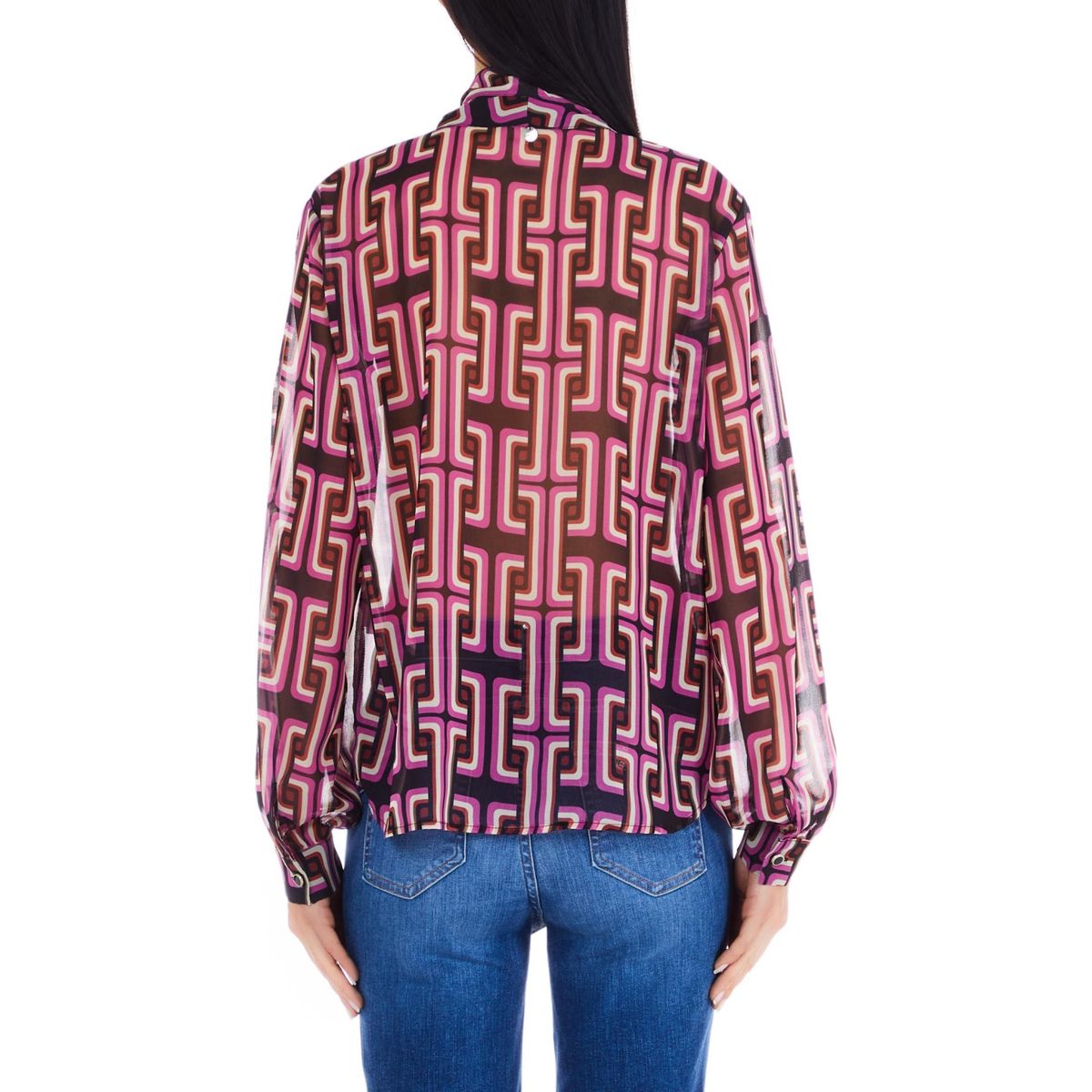 LIUJO - Camisa con Estampado Geométrico Mujer Liu Jo