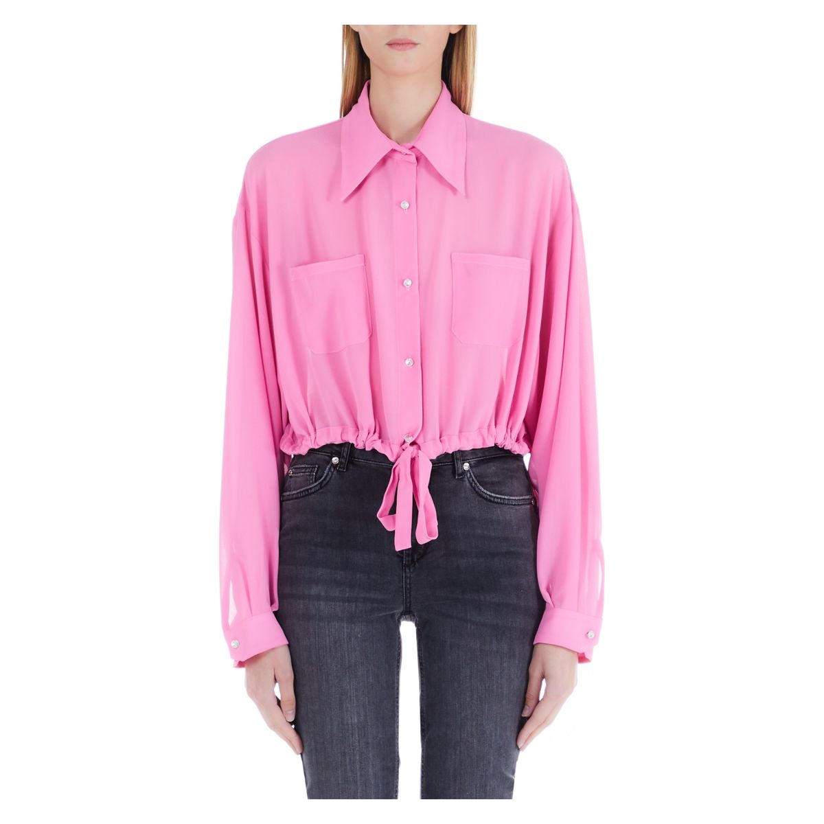 LIU JO - Camisa Corta Manga Larga Mujer Liu Jo