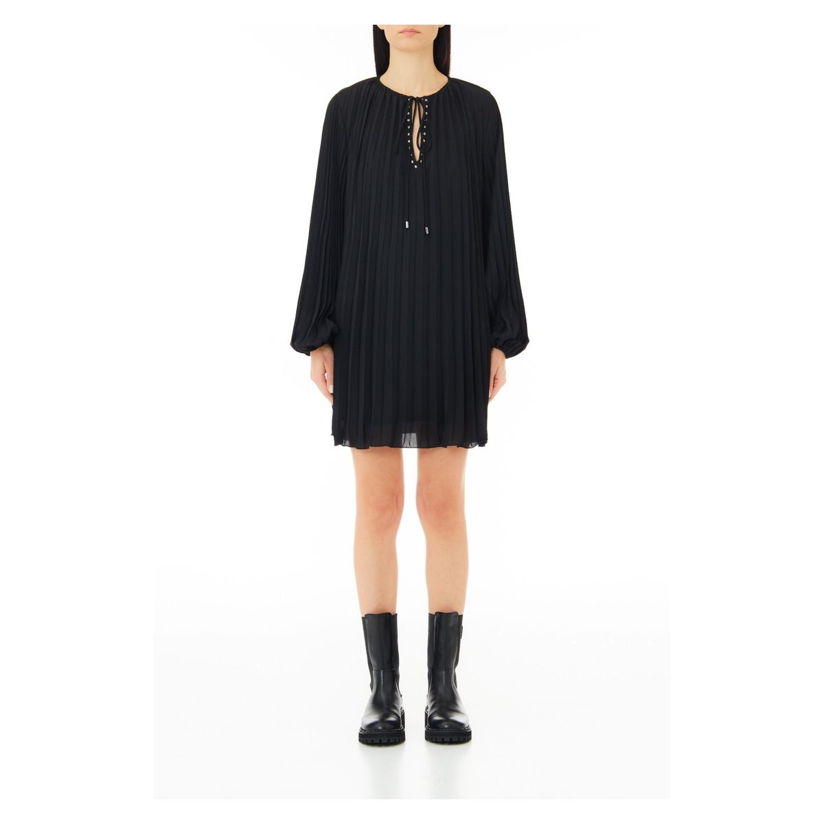 LIU JO - Vestido Corto Plisado Mujer Liu Jo