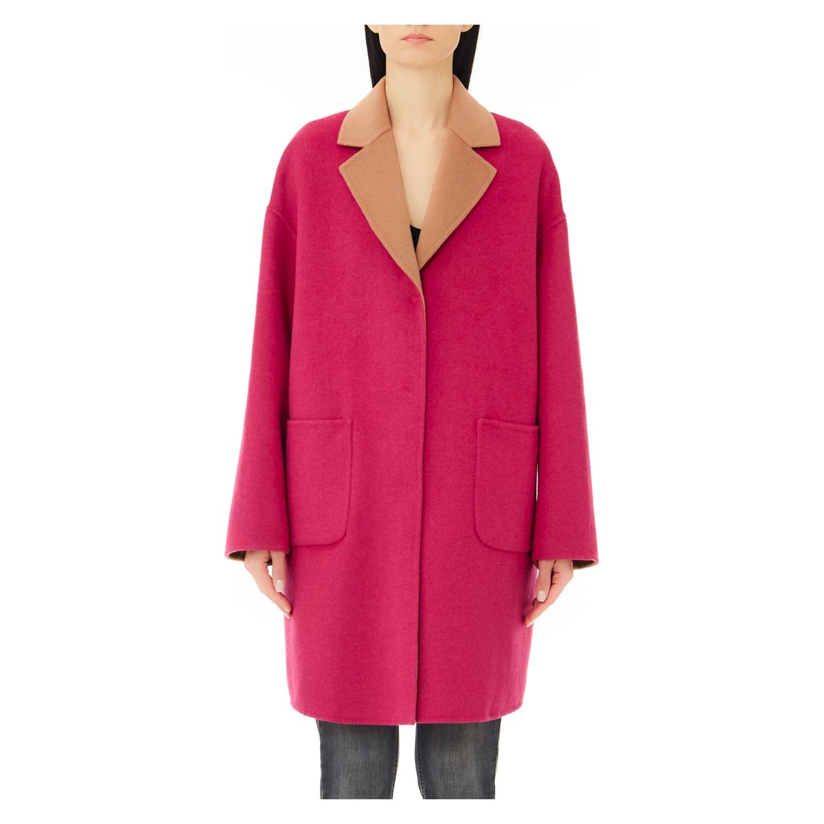 LIUJO - Abrigo Reversible De Mezcla De Lana Mujer Liu Jo