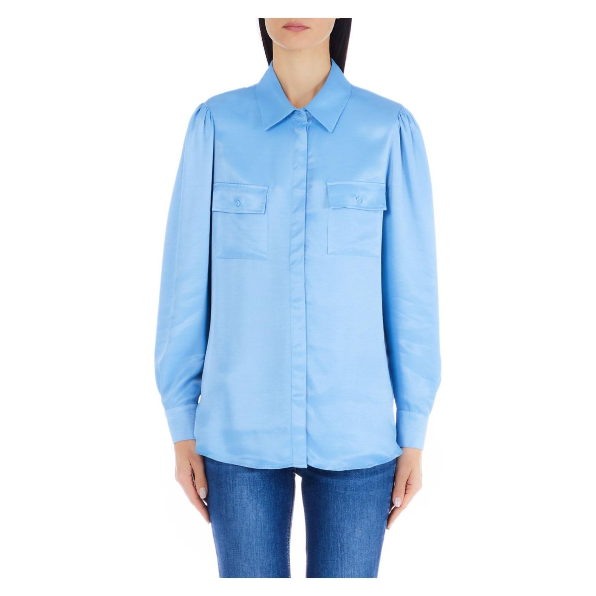 LIU JO - Camisa Ecosostenible Estampado Cebra Mujer Liu Jo