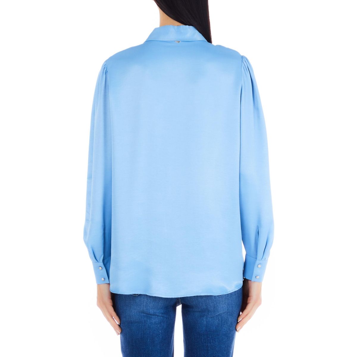 LIU JO - Camisa Ecosostenible Estampado Cebra Mujer Liu Jo