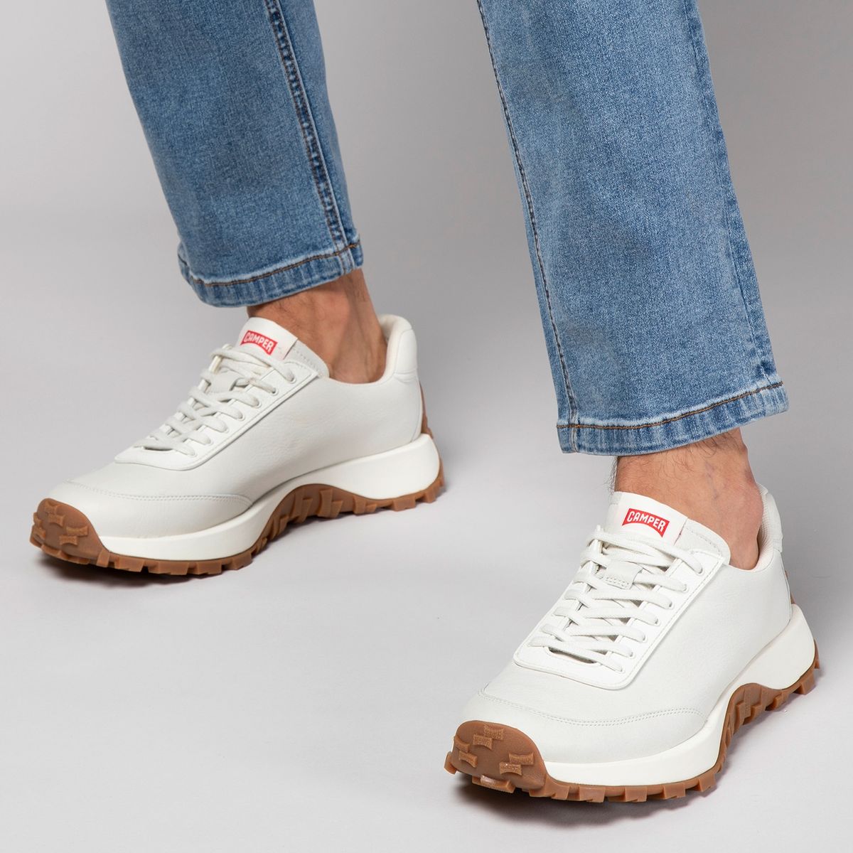 CAMPER - Zapatilla Urbana Hombre Cuero Blanco Camper