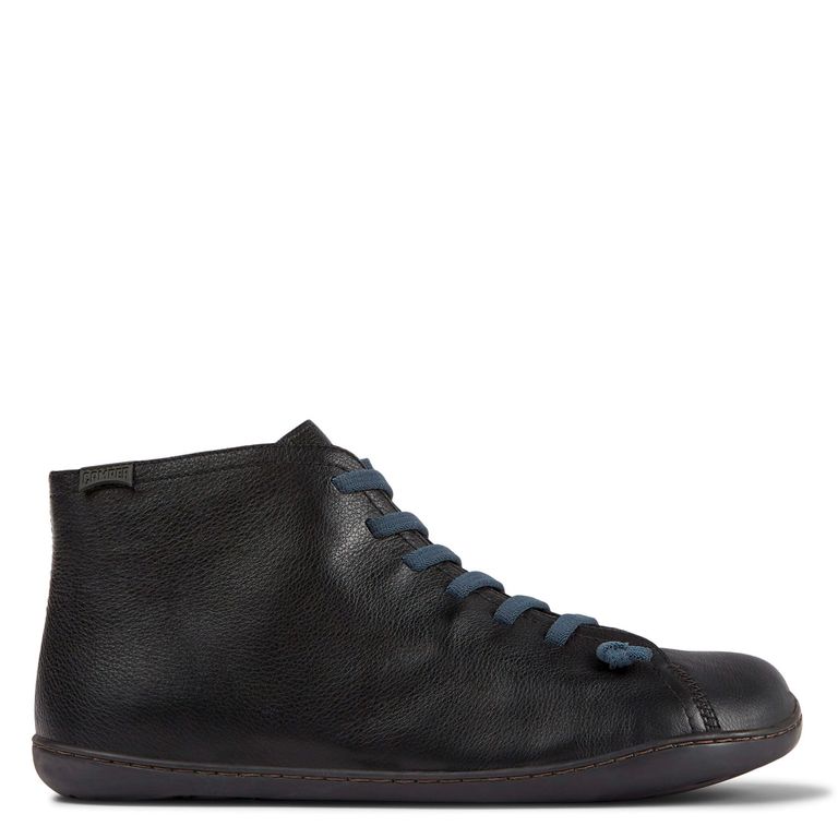 Botines Hombre Peu Cami Negro Cuero