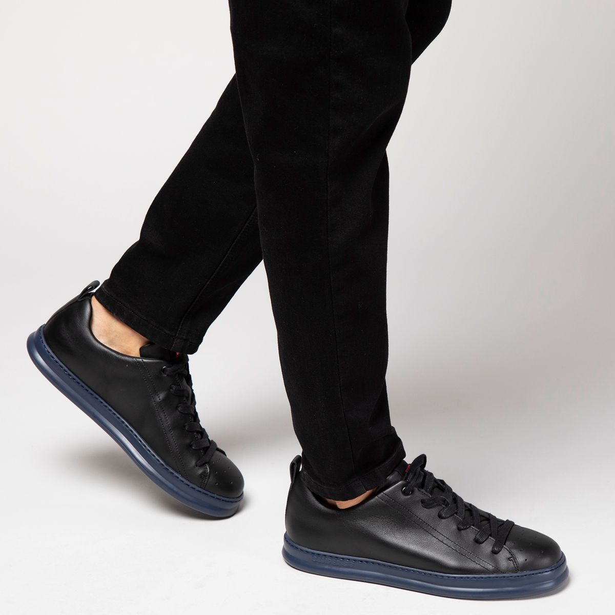 CAMPER - Zapato Hombre Runner Four Negro Cuero Camper