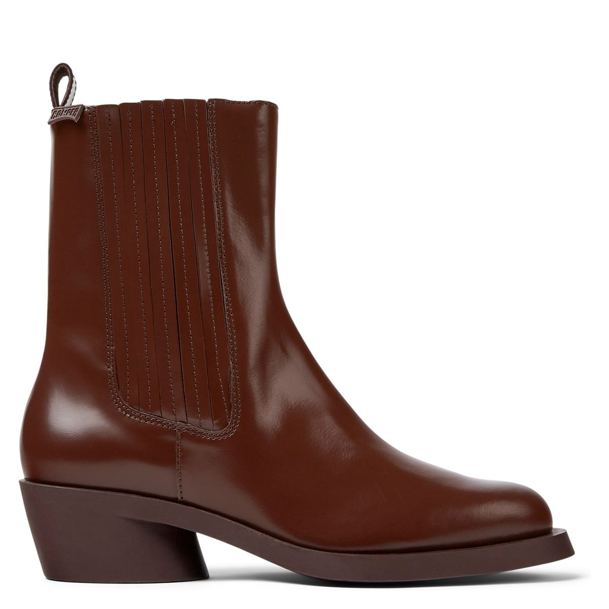 CAMPER - Botín Mujer Cuero Rojo Camper