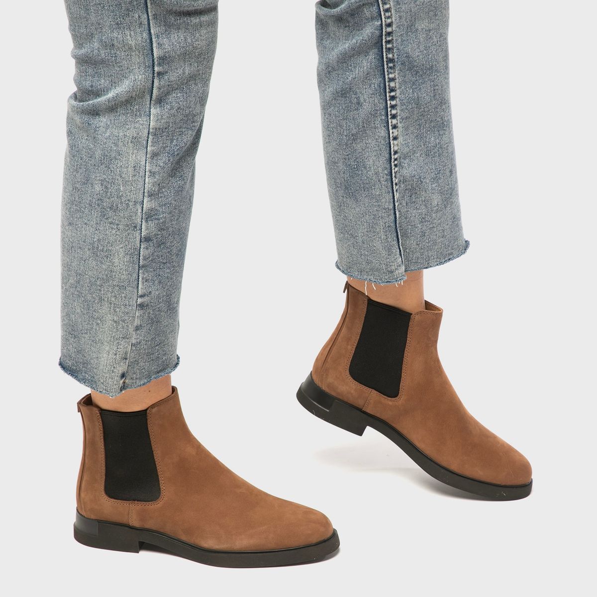 CAMPER - Botín Mujer Cuero Café Camper