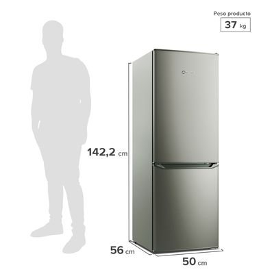 Imagen 2 del producto Refrigerador Bottom Freezer 173 Litros MED165S