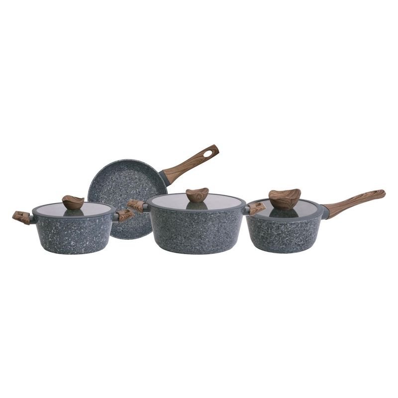 KEEP - Batería De Cocina Antiadherente 7 Piezas Rokka Keep