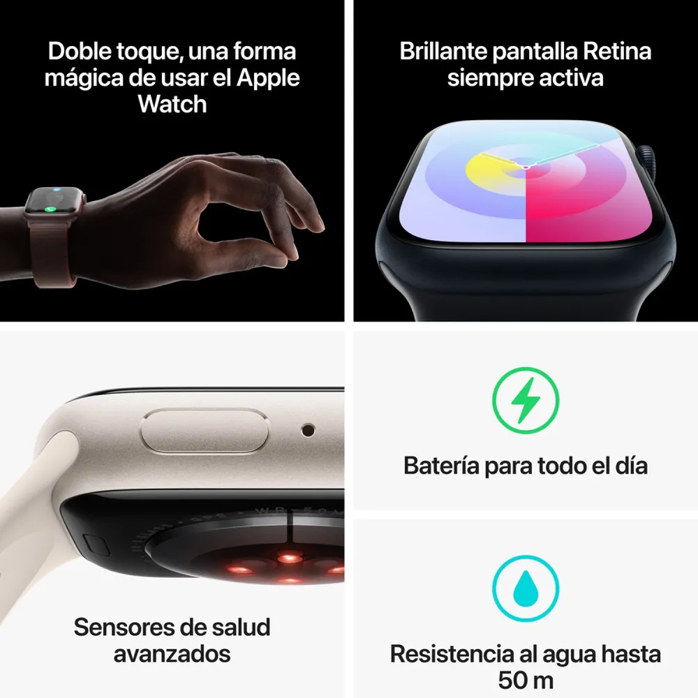 Apple Watch Series 9 41mm GPS Plata, foto 9