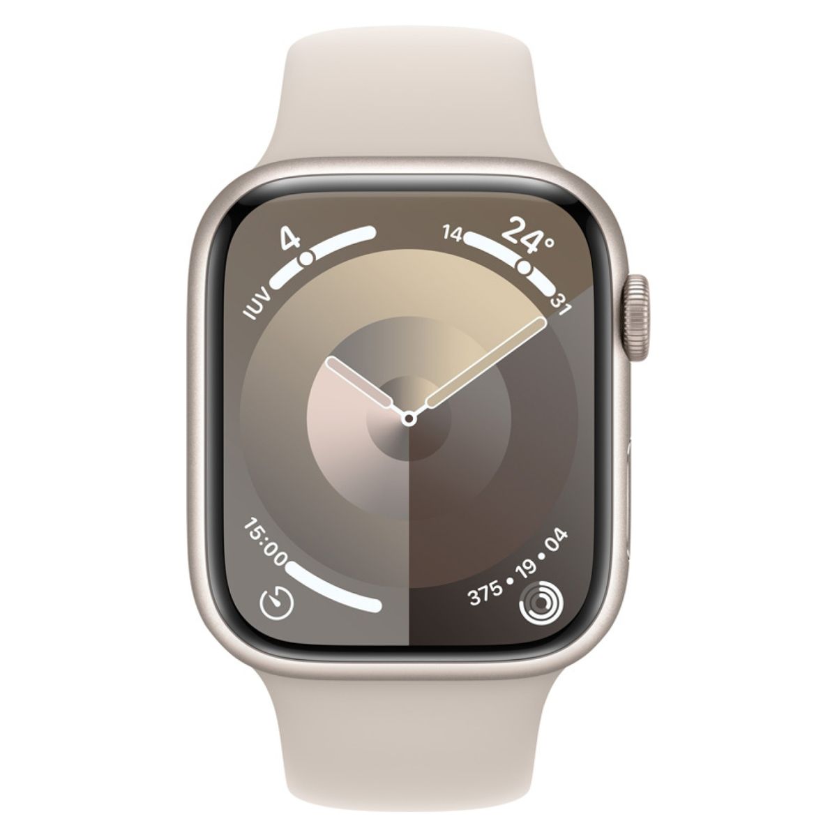 APPLE - Apple Watch Series 9 (Gps) - Aluminio 45 Mm - Correa Deportiva - Talla M/L