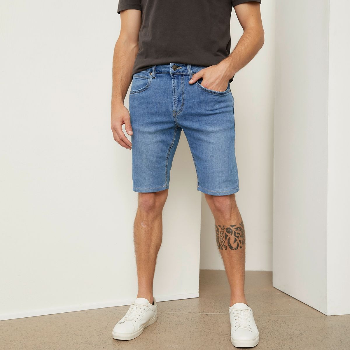 LEE - Short Bermuda Denim Hombre Brooklyn Regular Fit Lee
