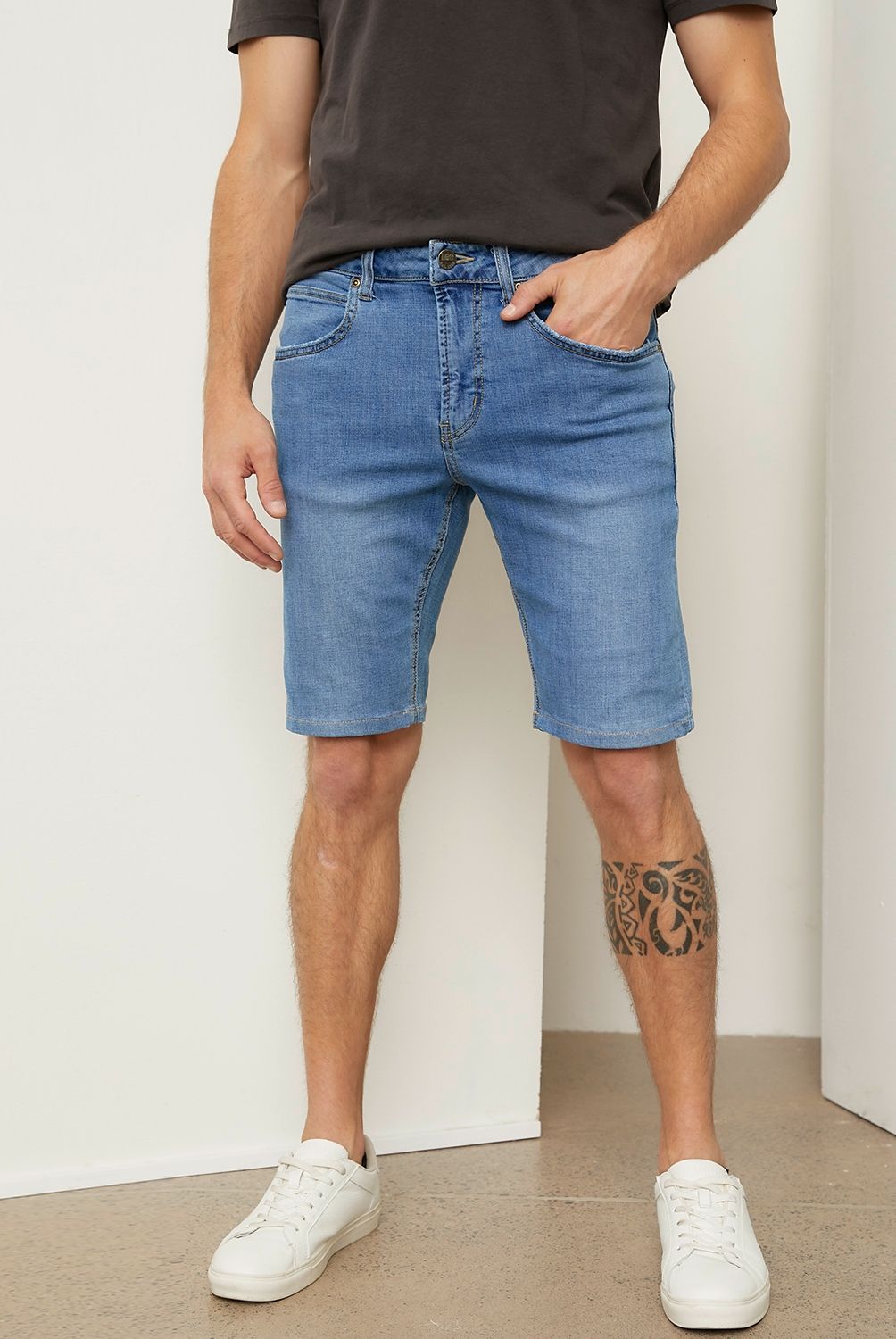 LEE - Short Bermuda Denim Hombre Brooklyn Regular Fit Lee