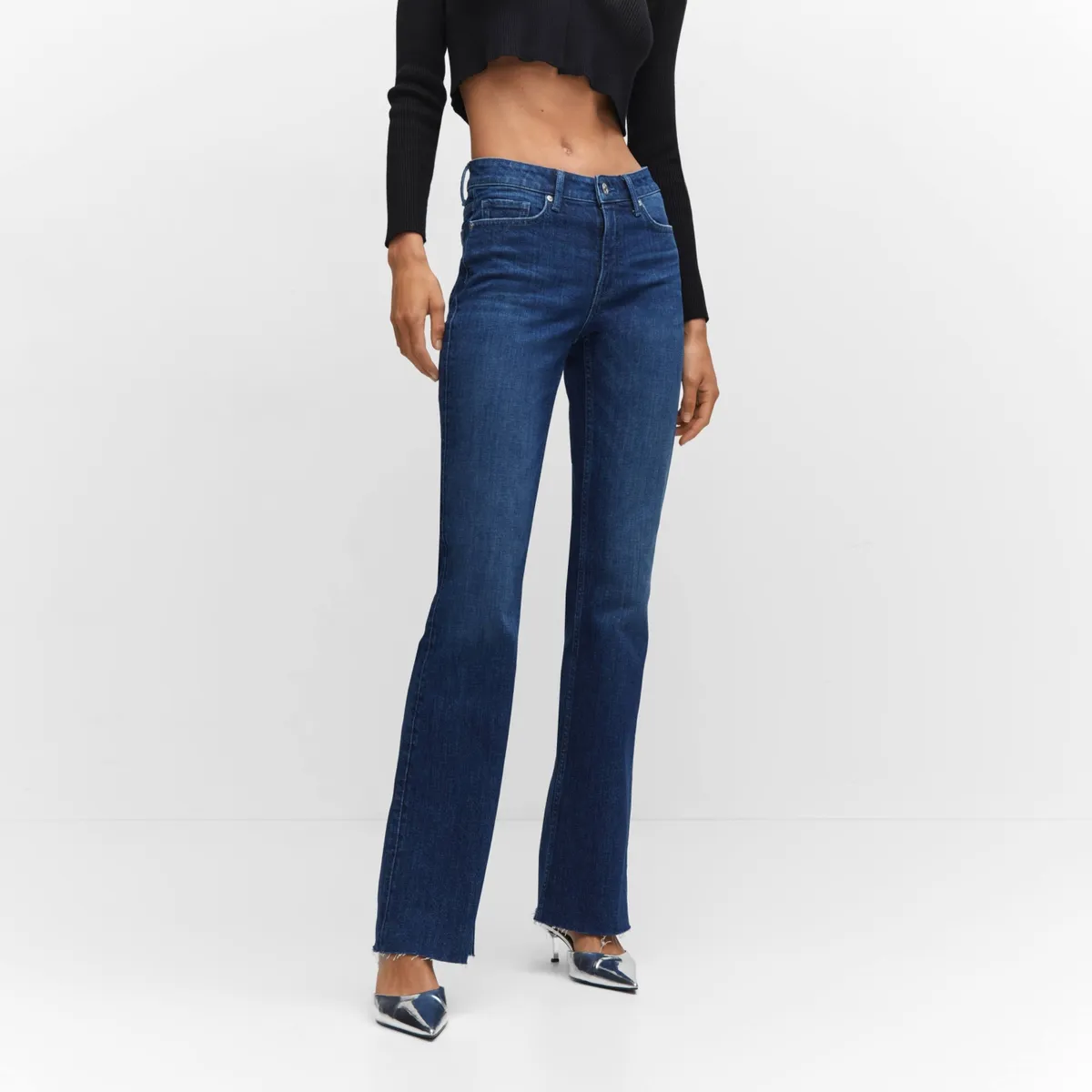 MANGO - Jeans Fiona Tiro Medio Mujer Mango