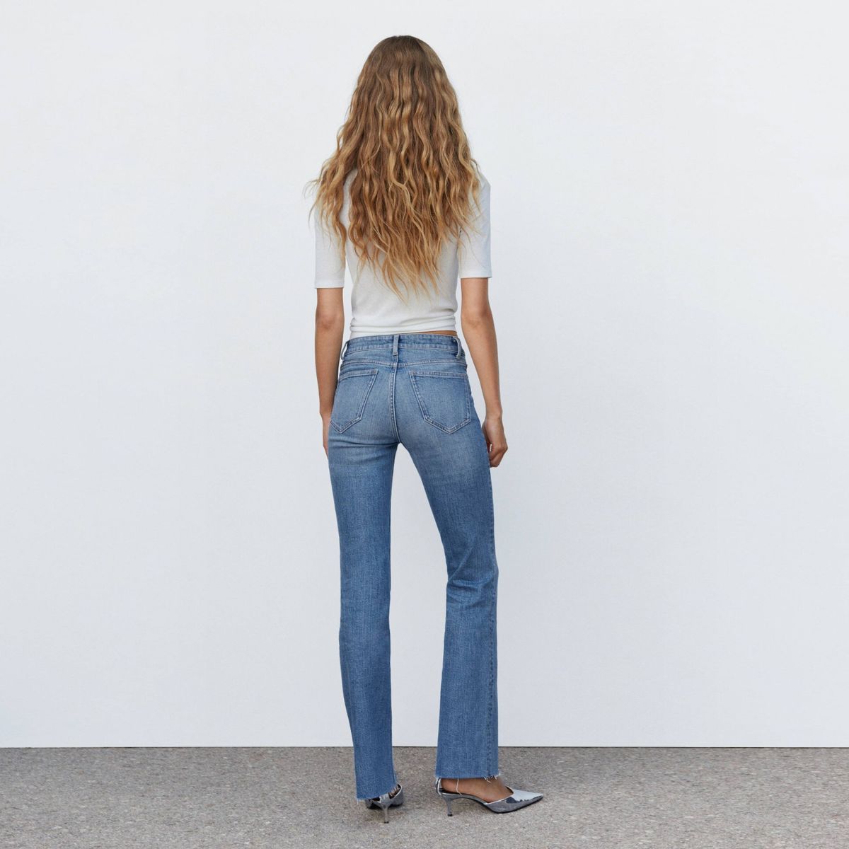 MANGO - Jeans Fiona Tiro Medio Mujer Mango