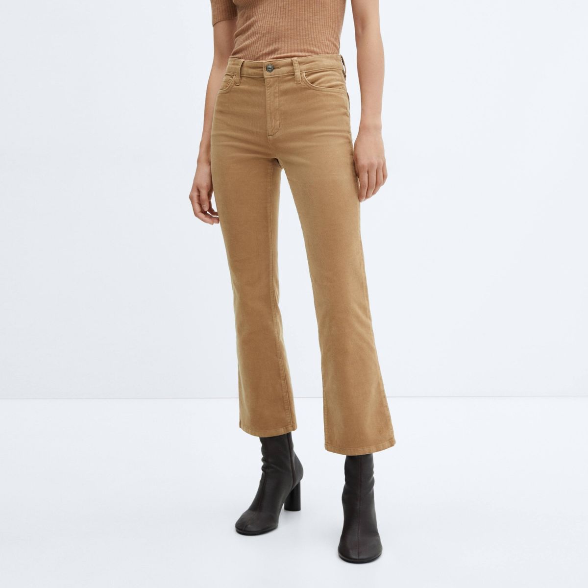 MANGO - Jeans Siennap Tiro Alto Mujer Mango