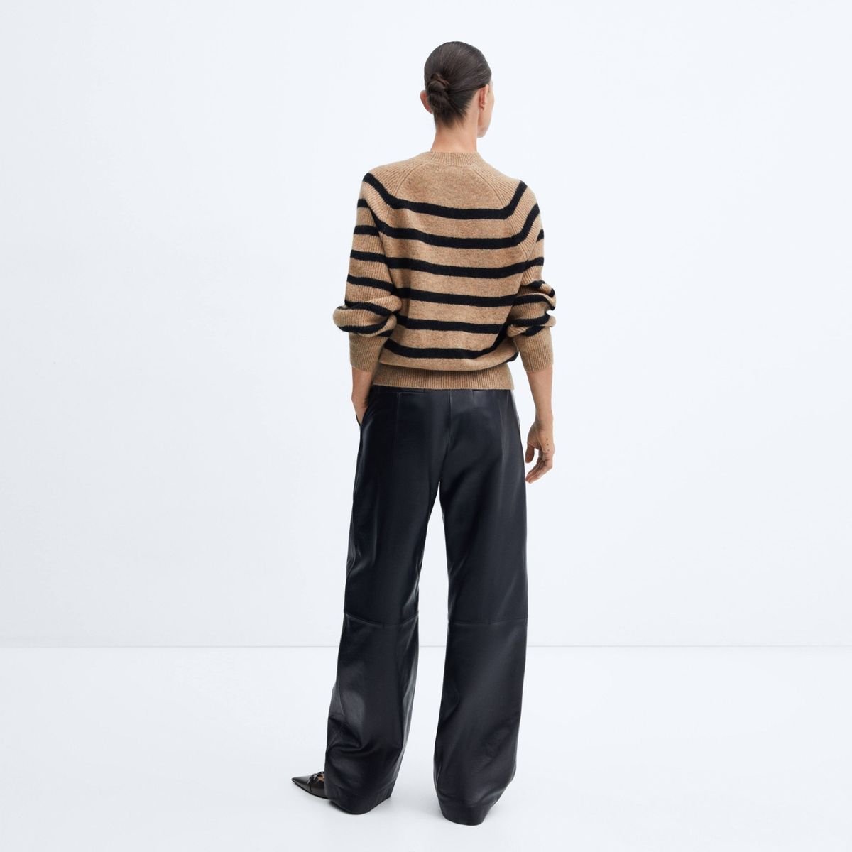 MANGO - Sweater Rayas Cuello Redondo Mujer Mango