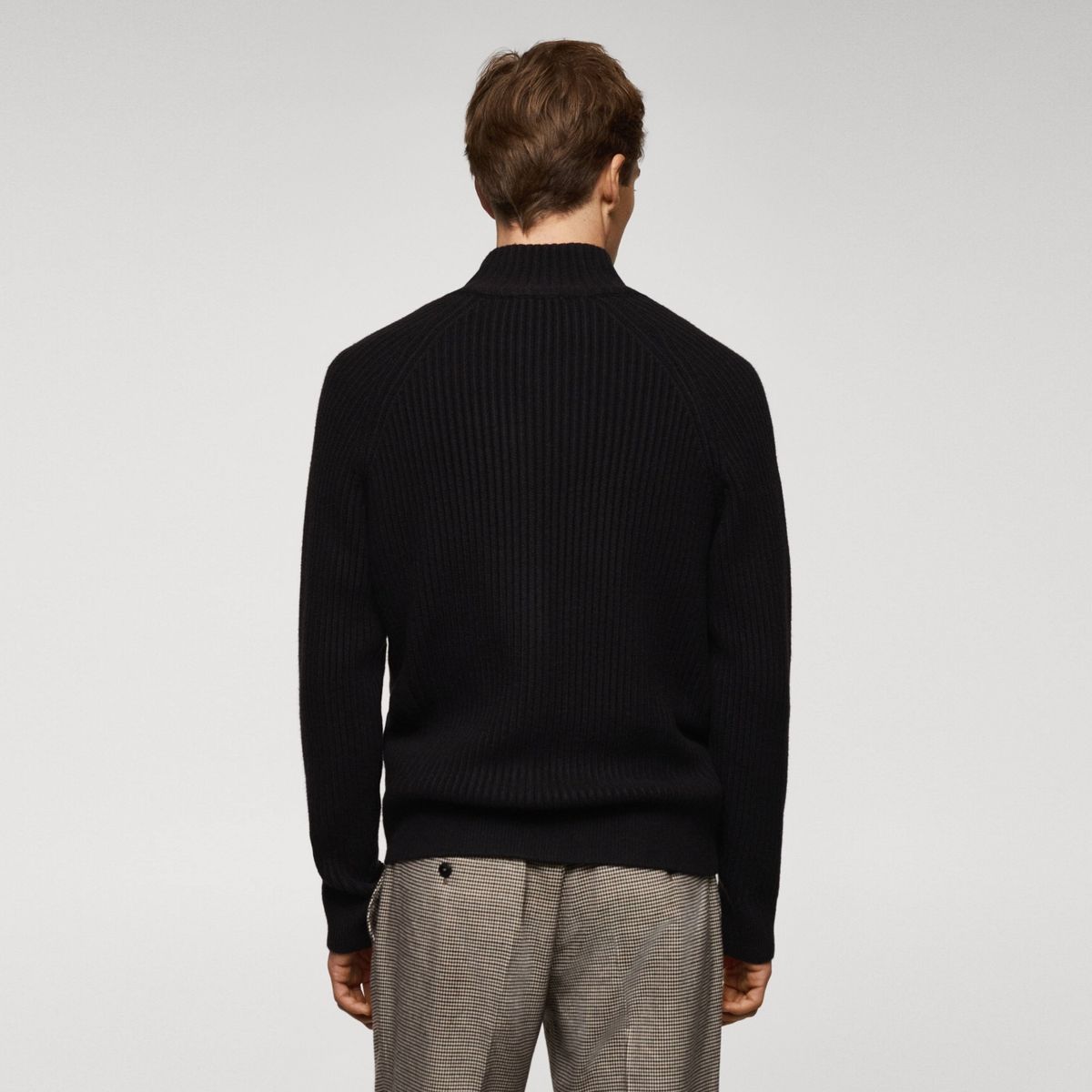 MANGO MAN - Cardigan Lana Cremallera Hombre Mango Man