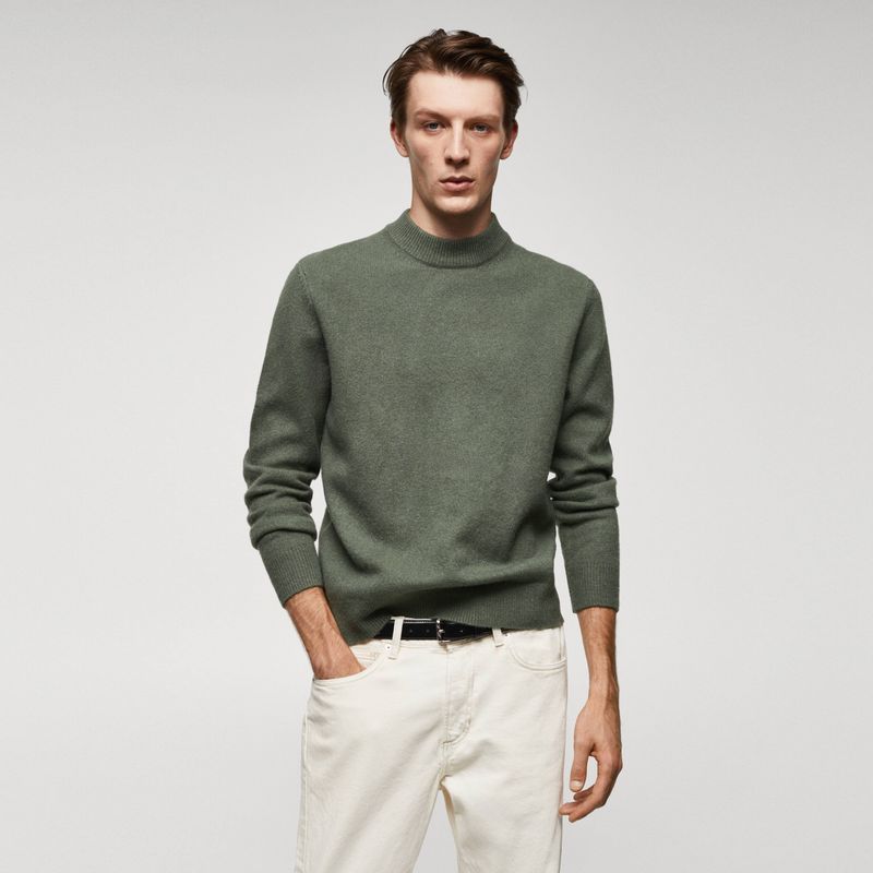 MANGO MAN - Sweater Perkins Mezcla Lana Hombre Mango Man