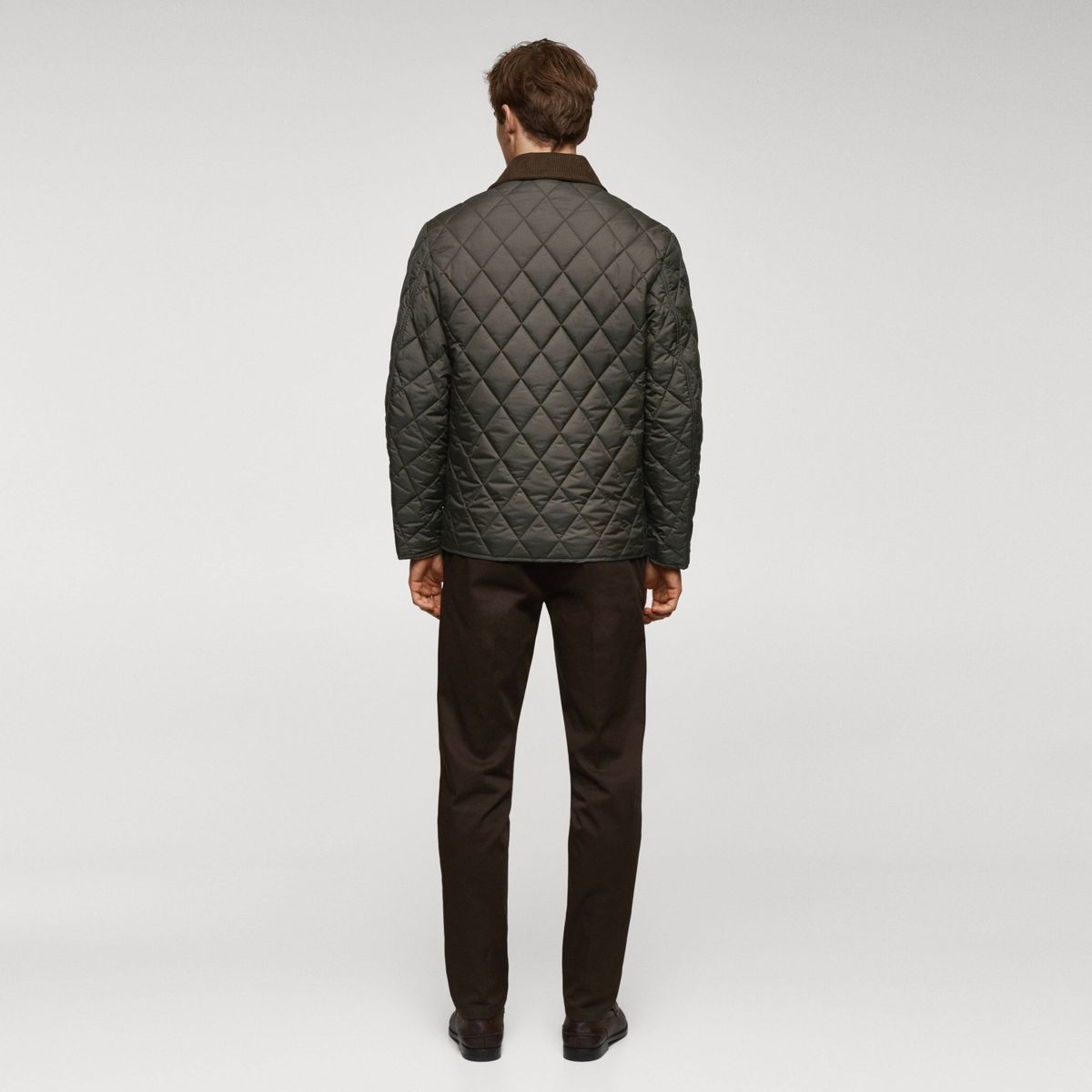 MANGO MAN - Chaqueta Acolchada Termorreguladora Pana Hombre Mango Man