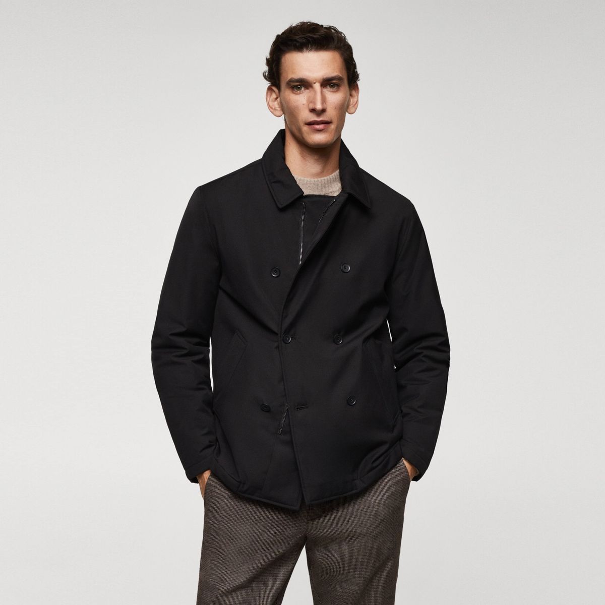 MANGO MAN - Chaqueta Acolchada Water Repellent Hombre Mango Man