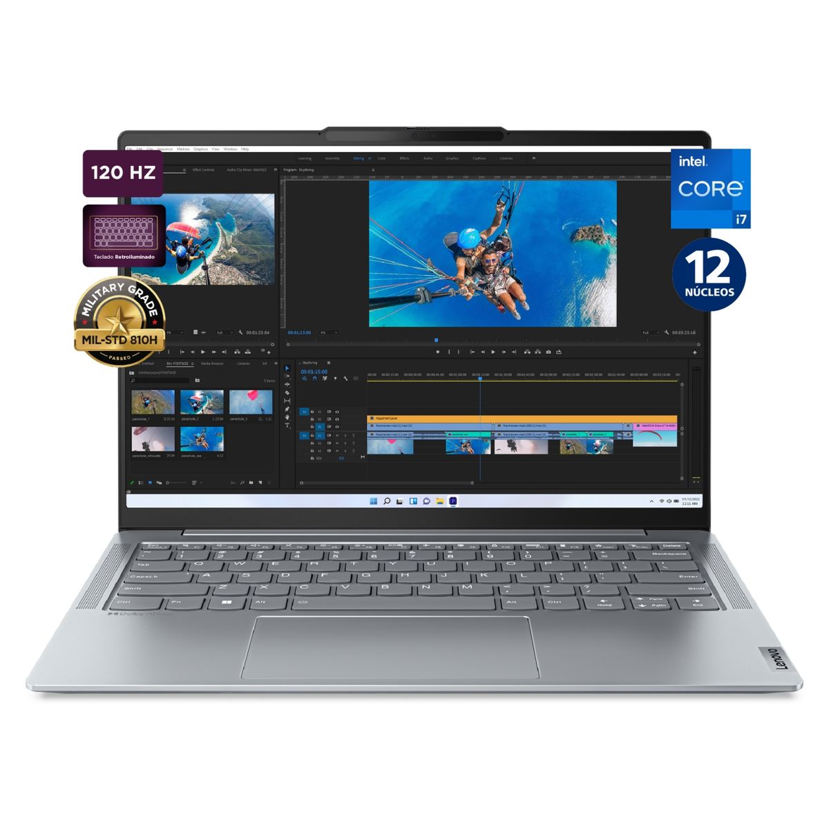 LENOVO - Notebook Yoga Slim 6 Intel Core i7-1360P 16GB RAM 512GB SSD 14" 2,8K 120HZ 100% SRGB  Lenovo