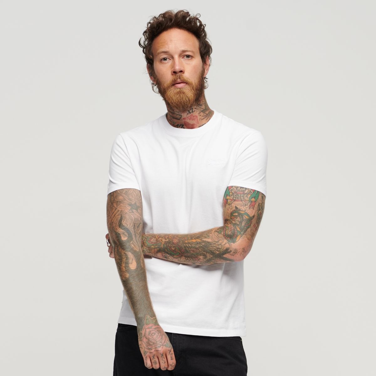 SUPERDRY - Polera Manga Corta Algodón Hombre Superdry